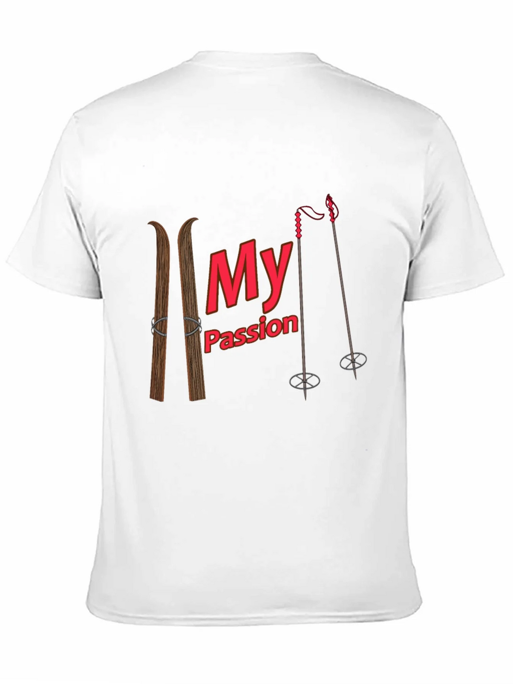Skiing Passion Graphic T-Shirt product image 8