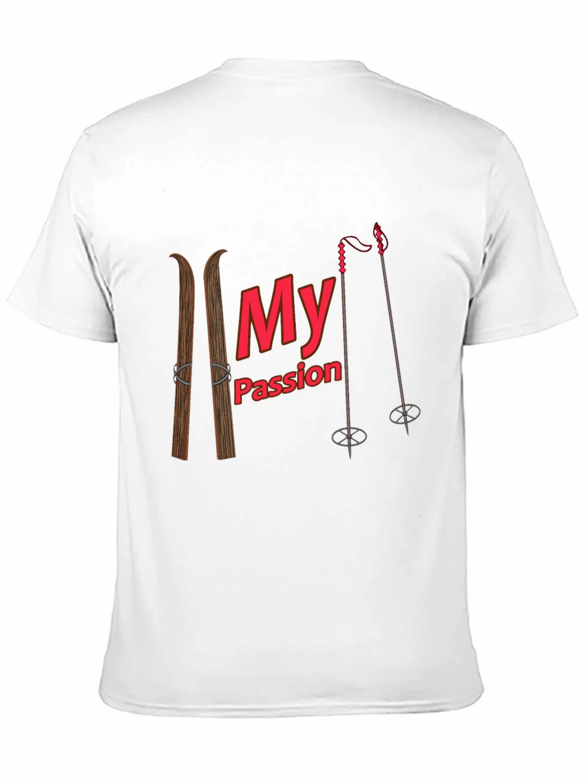 Skiing Passion Graphic T-Shirt product image 8