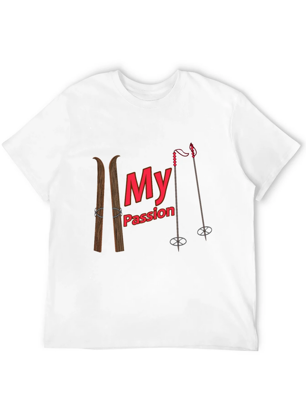 Skiing Passion Graphic T-Shirt product image 9