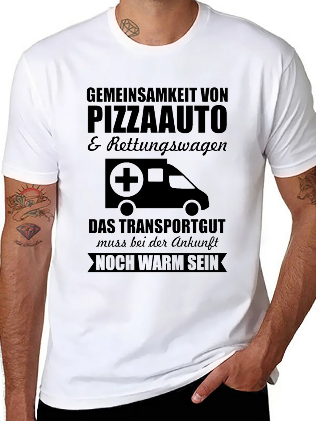 Pizza Ambulance T-Shirt - Must Arrive Warm product image 7
