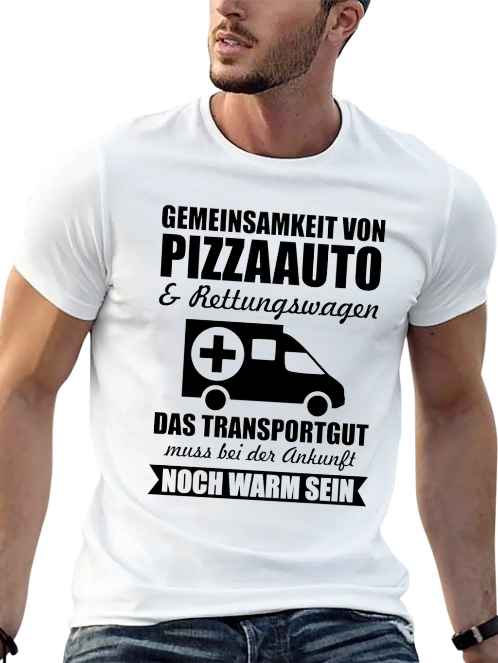 Pizza Ambulance T-Shirt - Must Arrive Warm product image 12