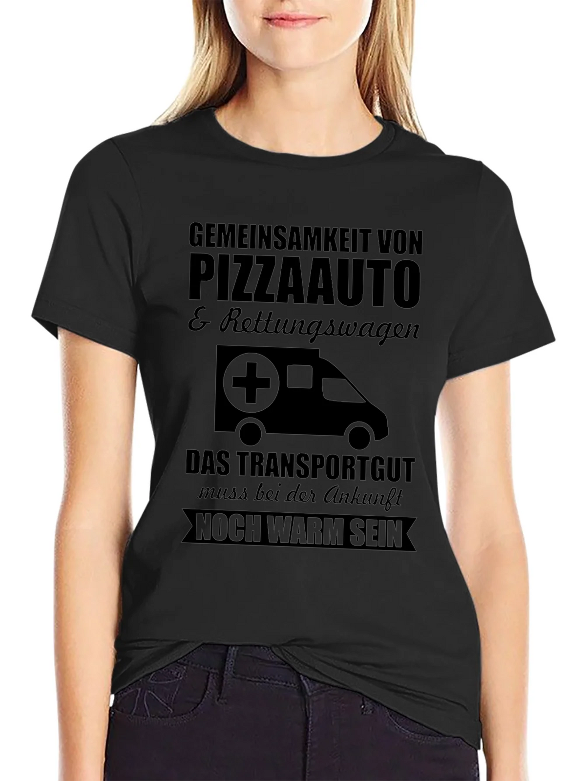 Pizza Ambulance T-Shirt - Must Arrive Warm product image 2