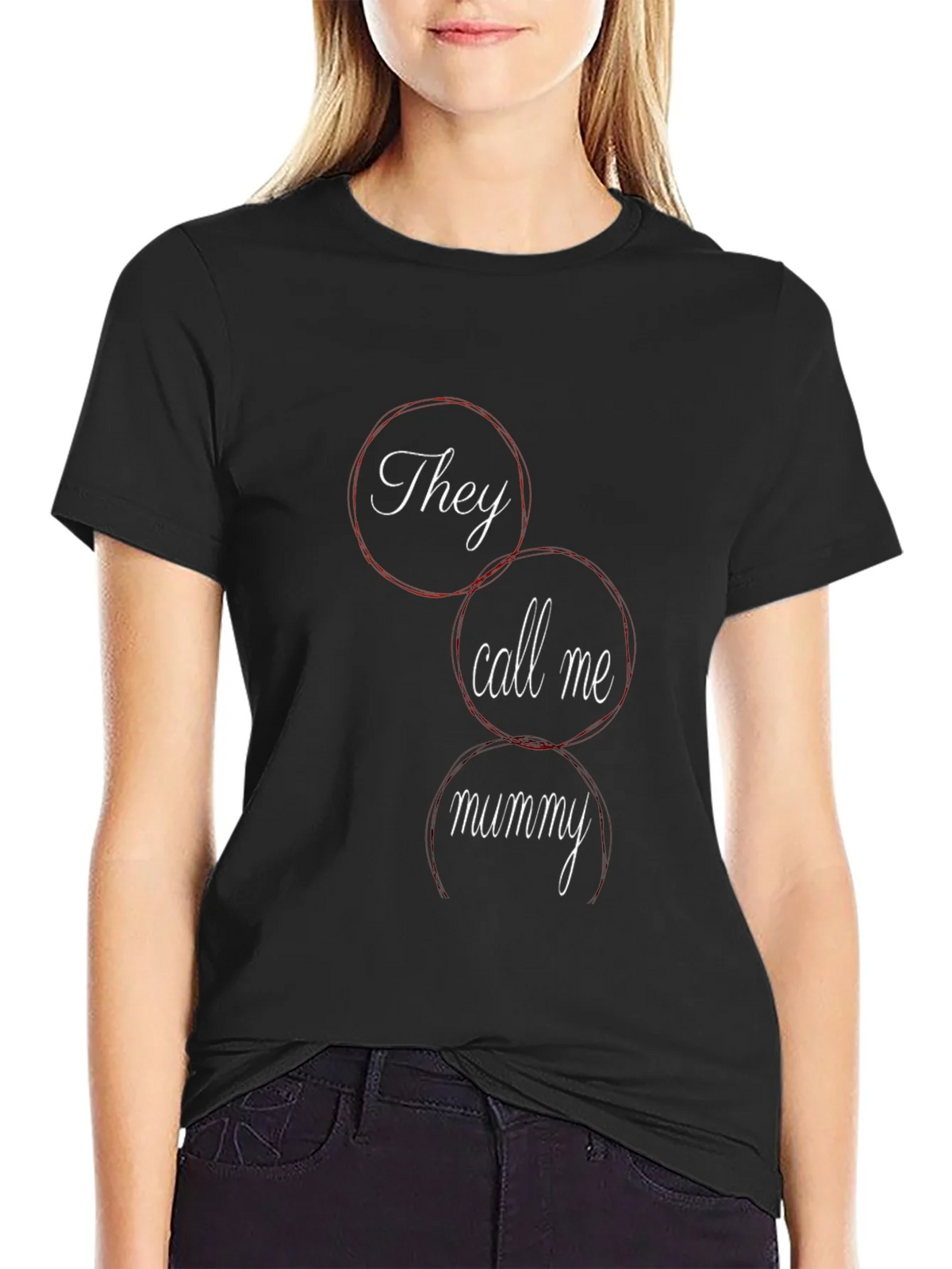 They Call Me Mummy T-Shirt - Stylish Black Cotton Tee product image 2