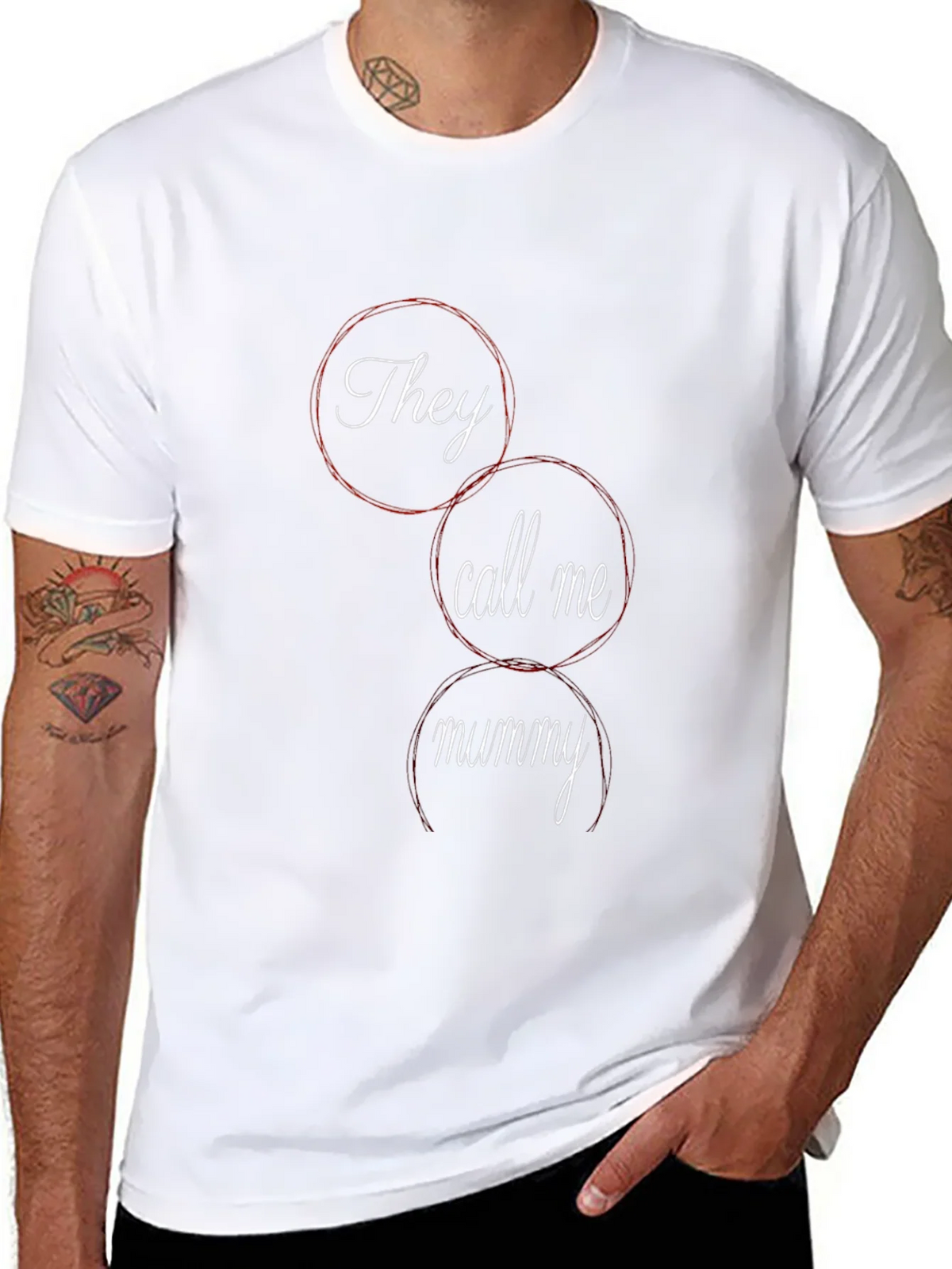 They Call Me Mummy T-Shirt - Stylish Black Cotton Tee product image 7