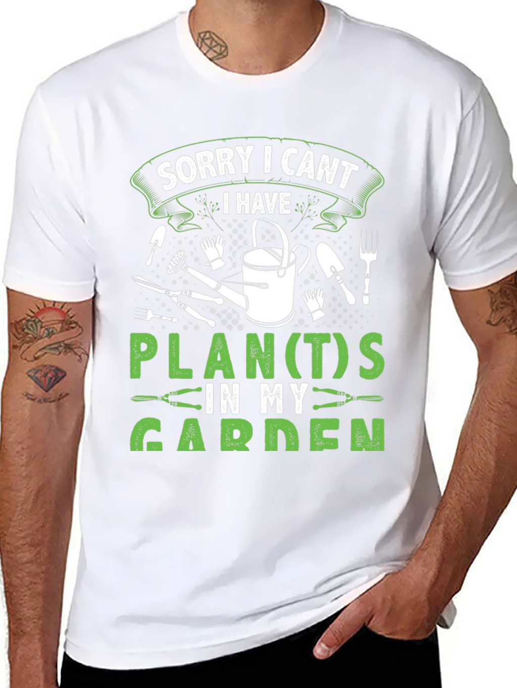 Gardeners Tee: Sorry I Cant Garden Plans product image 7