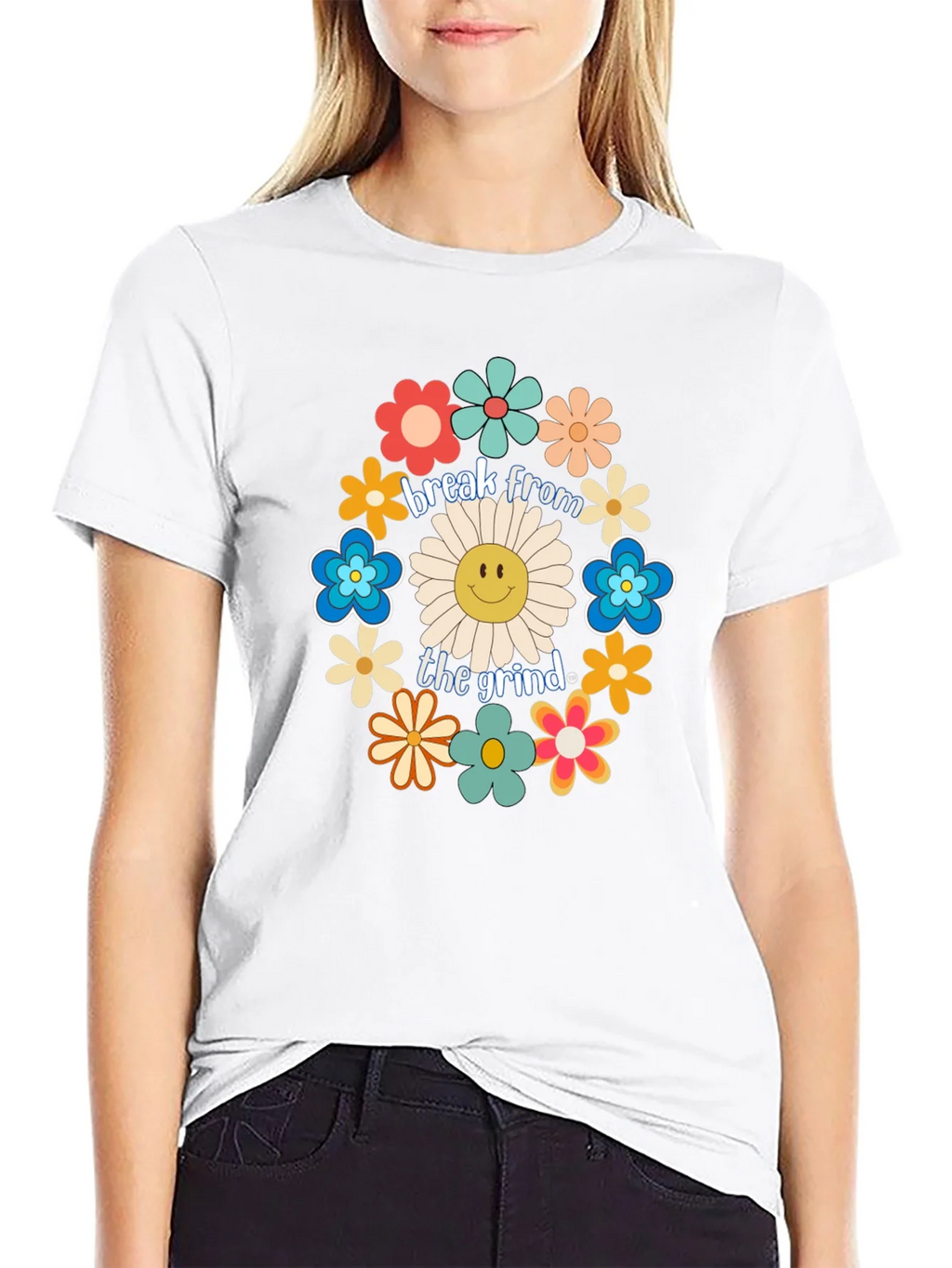 Break From The Grind Floral Graphic Tee product image 8