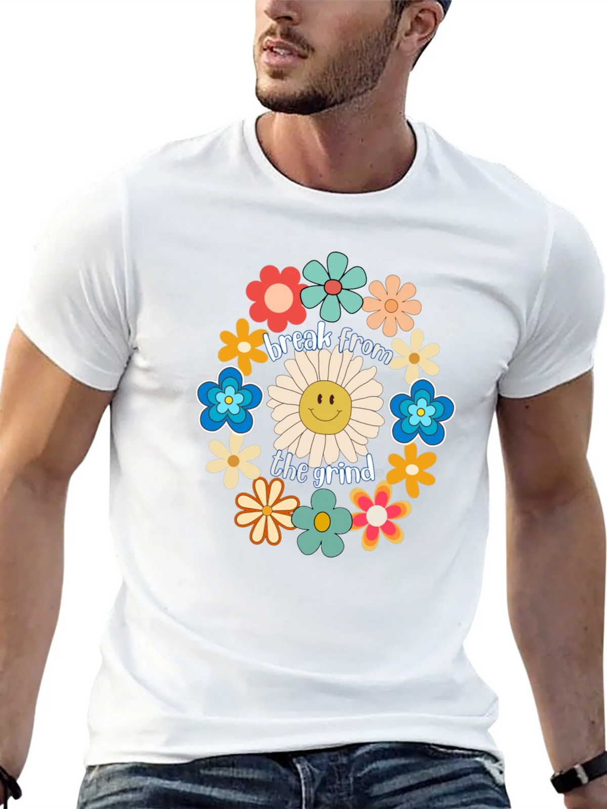 Break From The Grind Floral Graphic Tee product image 12
