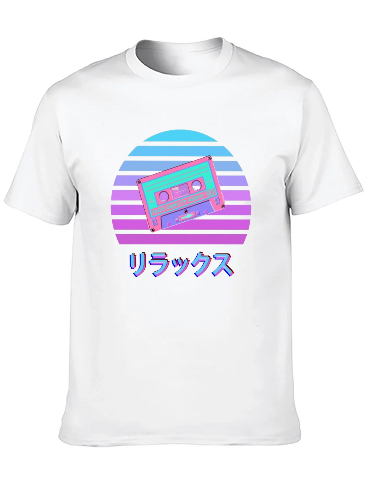 Retro Cassette Sunset Graphic Tee product image 7
