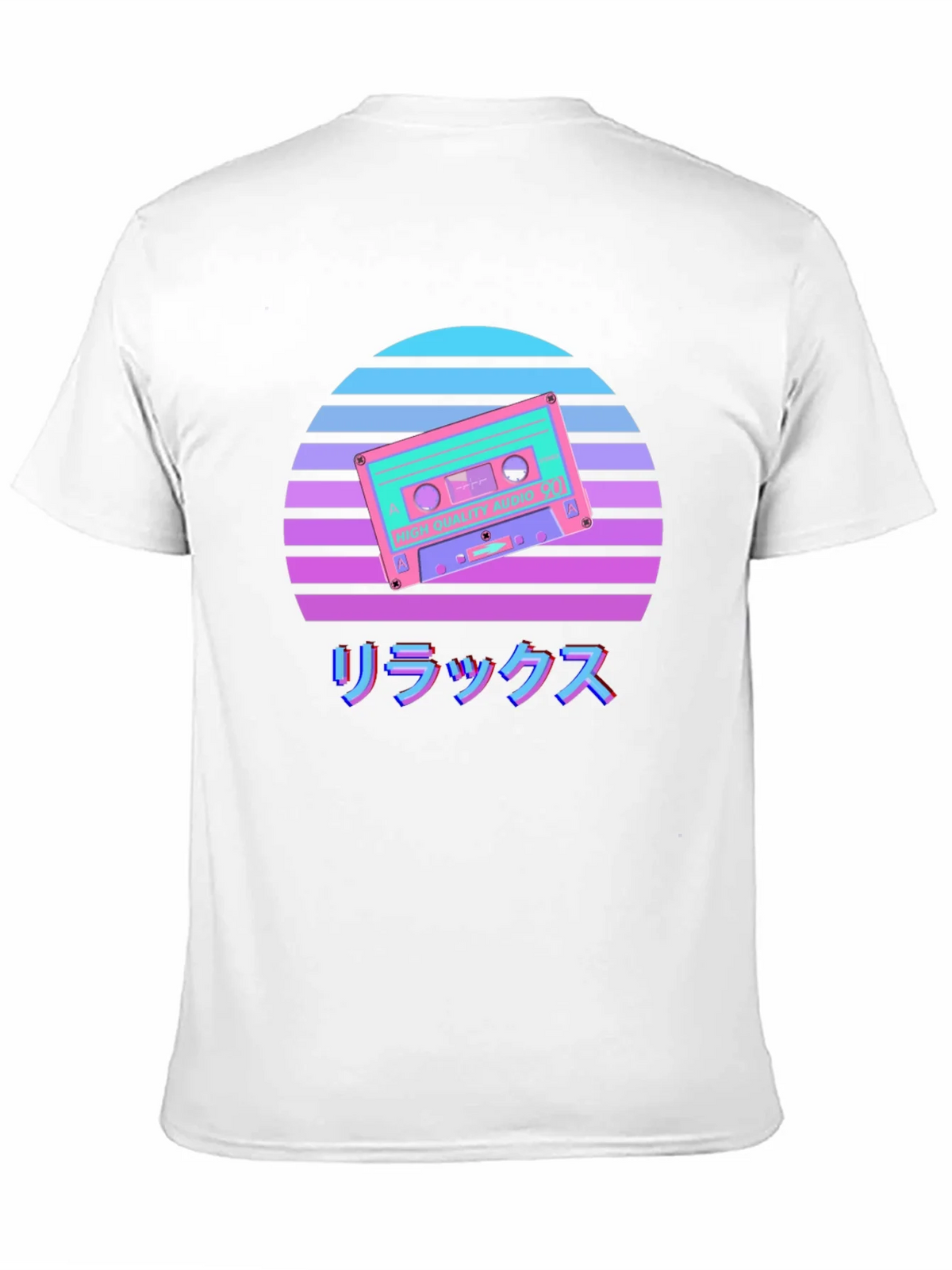 Retro Cassette Sunset Graphic Tee product image 8