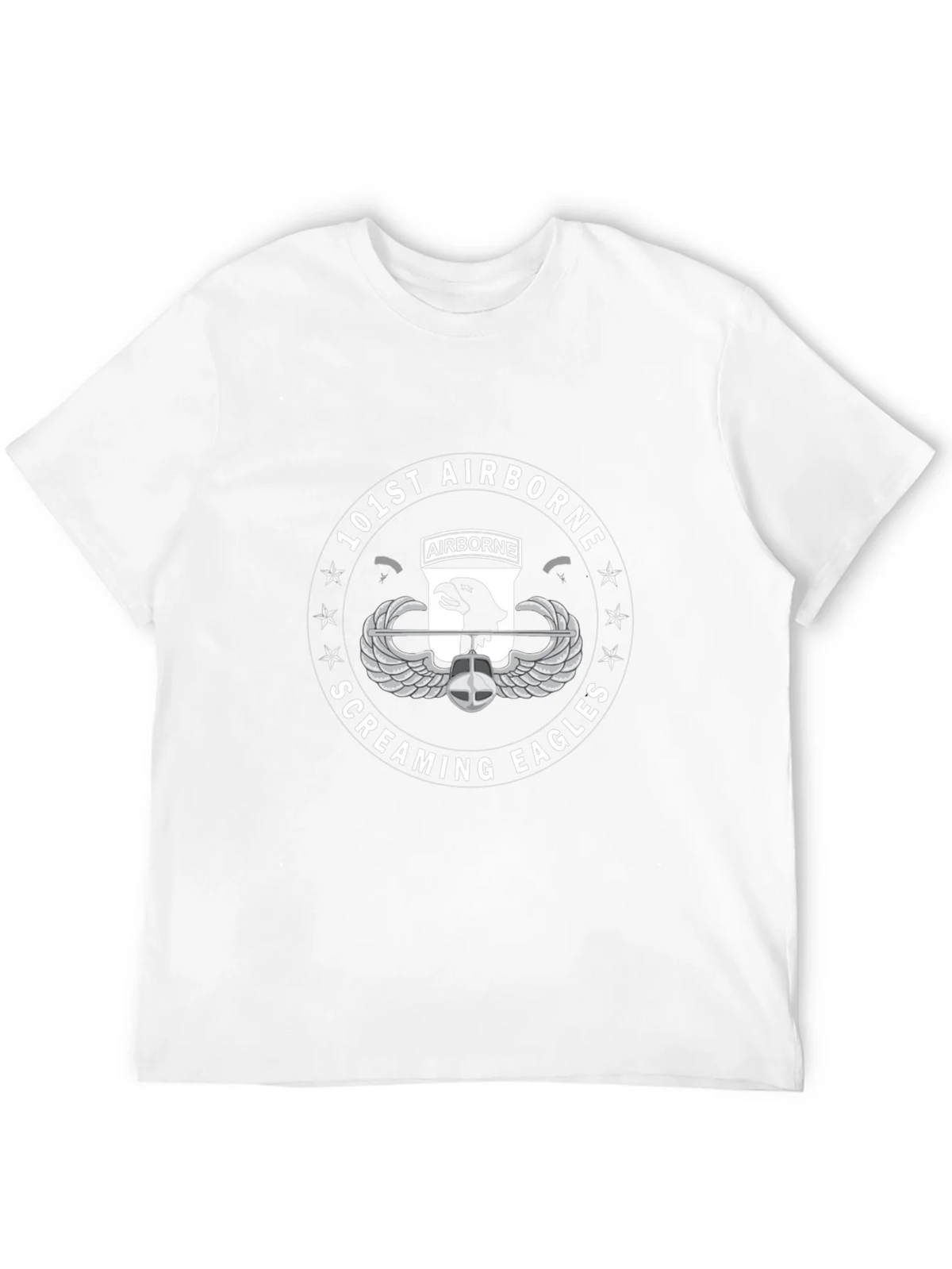 101st Airborne Screaming Eagles Black T-Shirt product image 7