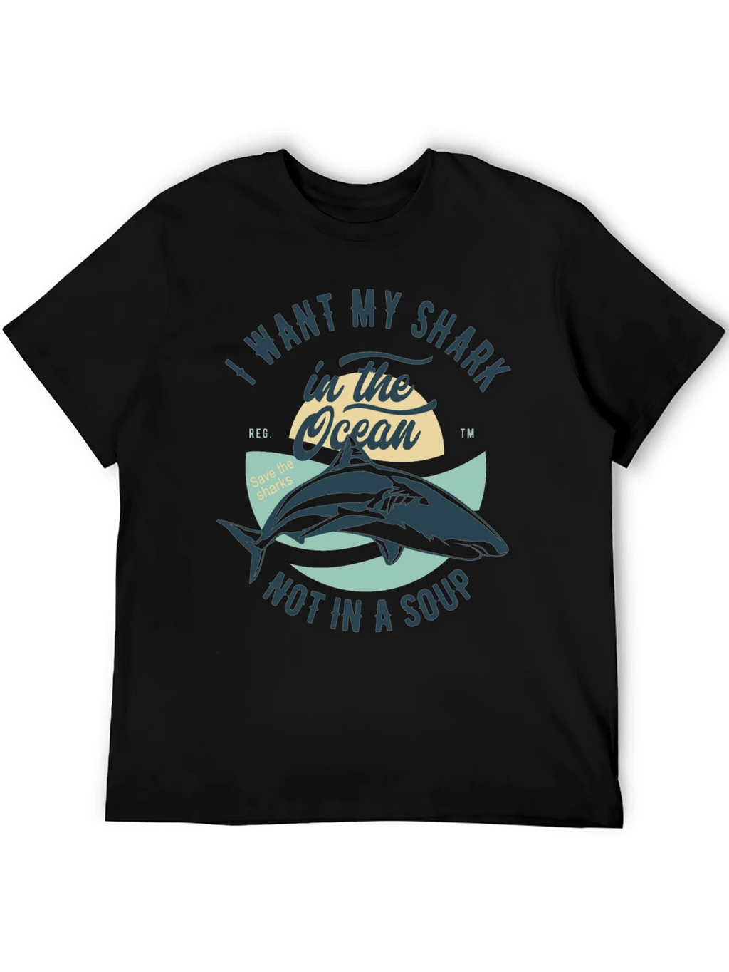 Save the Sharks T-Shirt - Ocean Conservation Tee product image 5