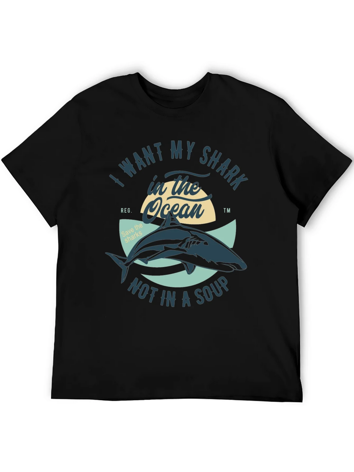Save the Sharks T-Shirt - Ocean Conservation Tee product image 5