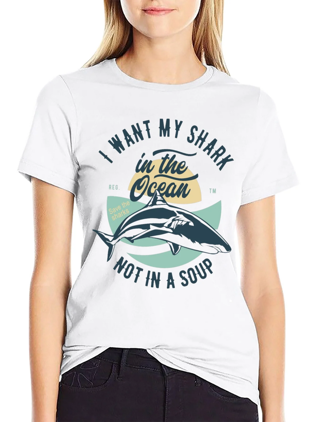 Save the Sharks T-Shirt - Ocean Conservation Tee product image 8