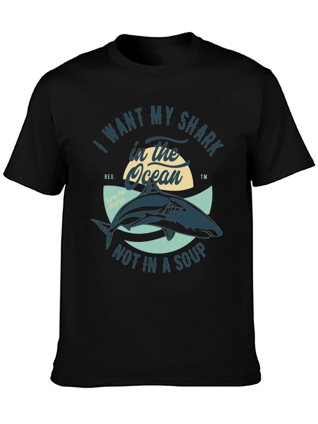Save the Sharks T-Shirt - Ocean Conservation Tee product image 3
