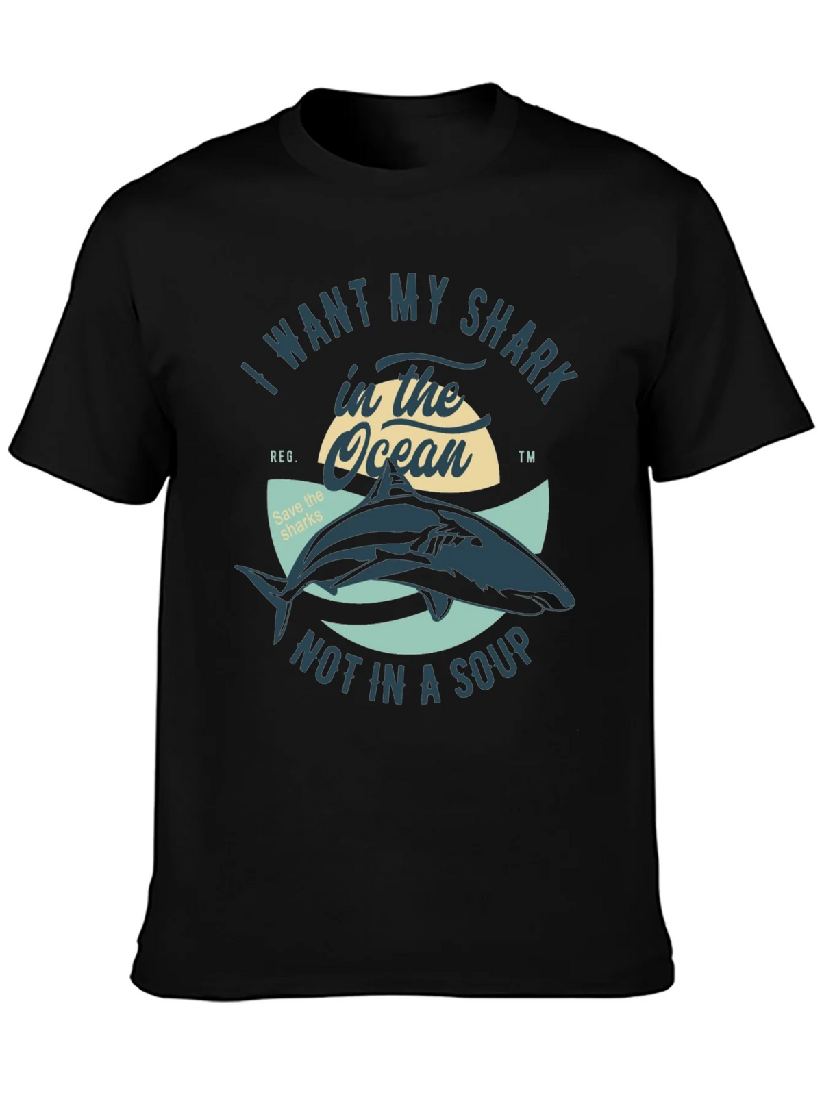 Save the Sharks T-Shirt - Ocean Conservation Tee product image 3