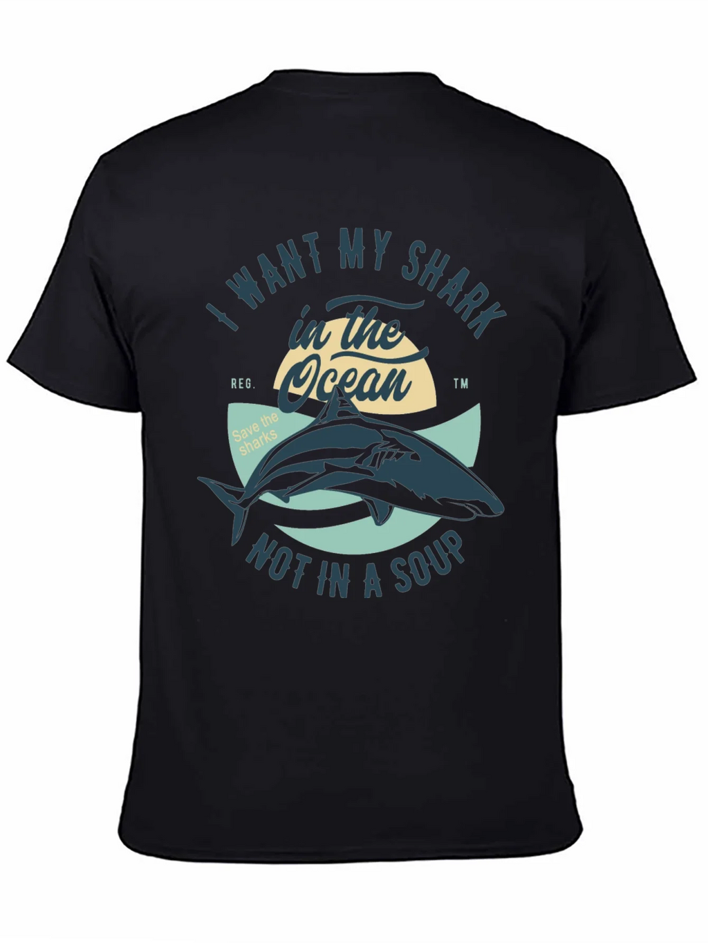 Save the Sharks T-Shirt - Ocean Conservation Tee product image 4