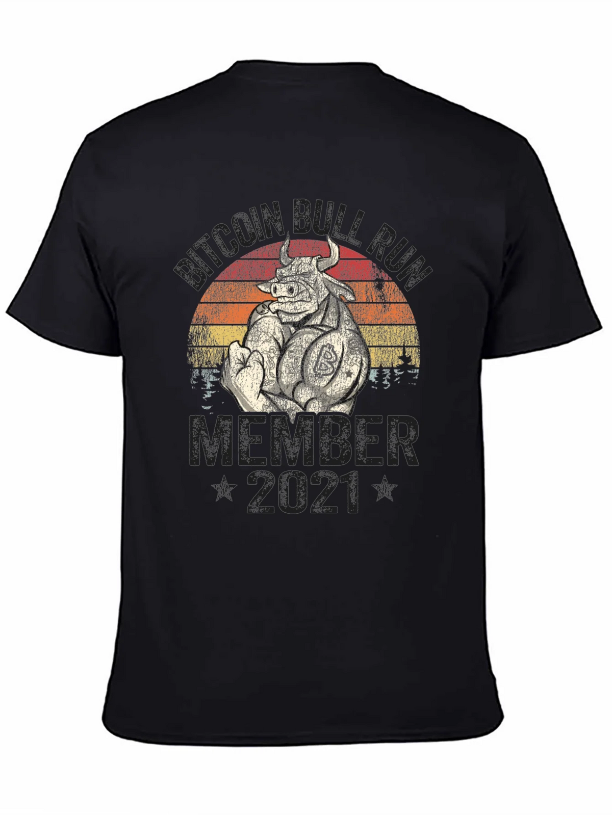 Bitcoin Bull Run Member 2021 T-Shirt product image 4