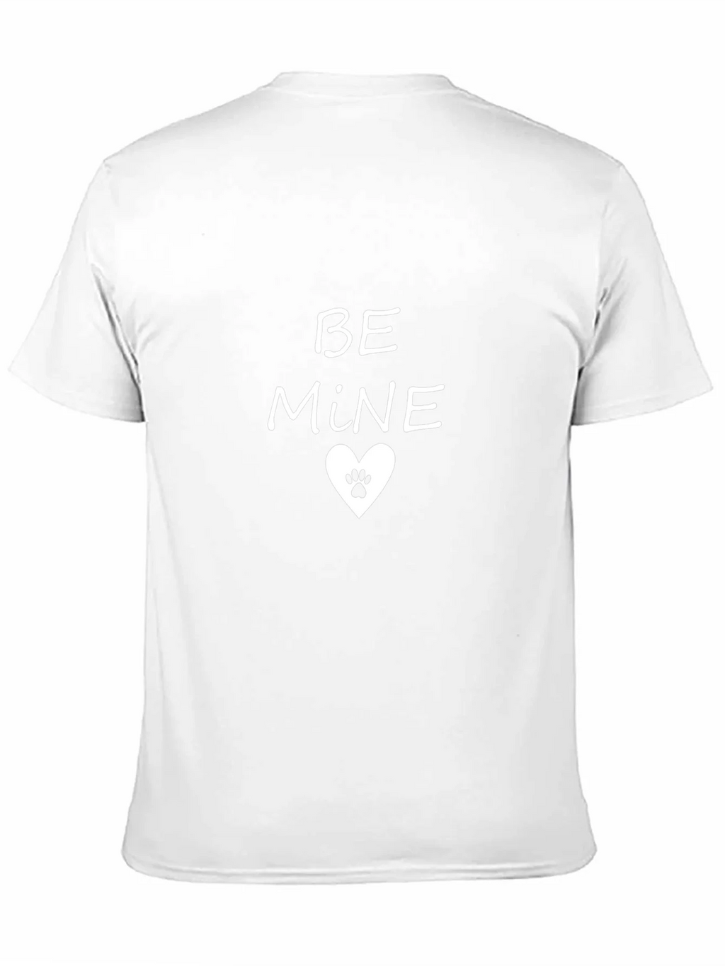 Be Mine Paw Print Heart Graphic Tee - Black product image 10