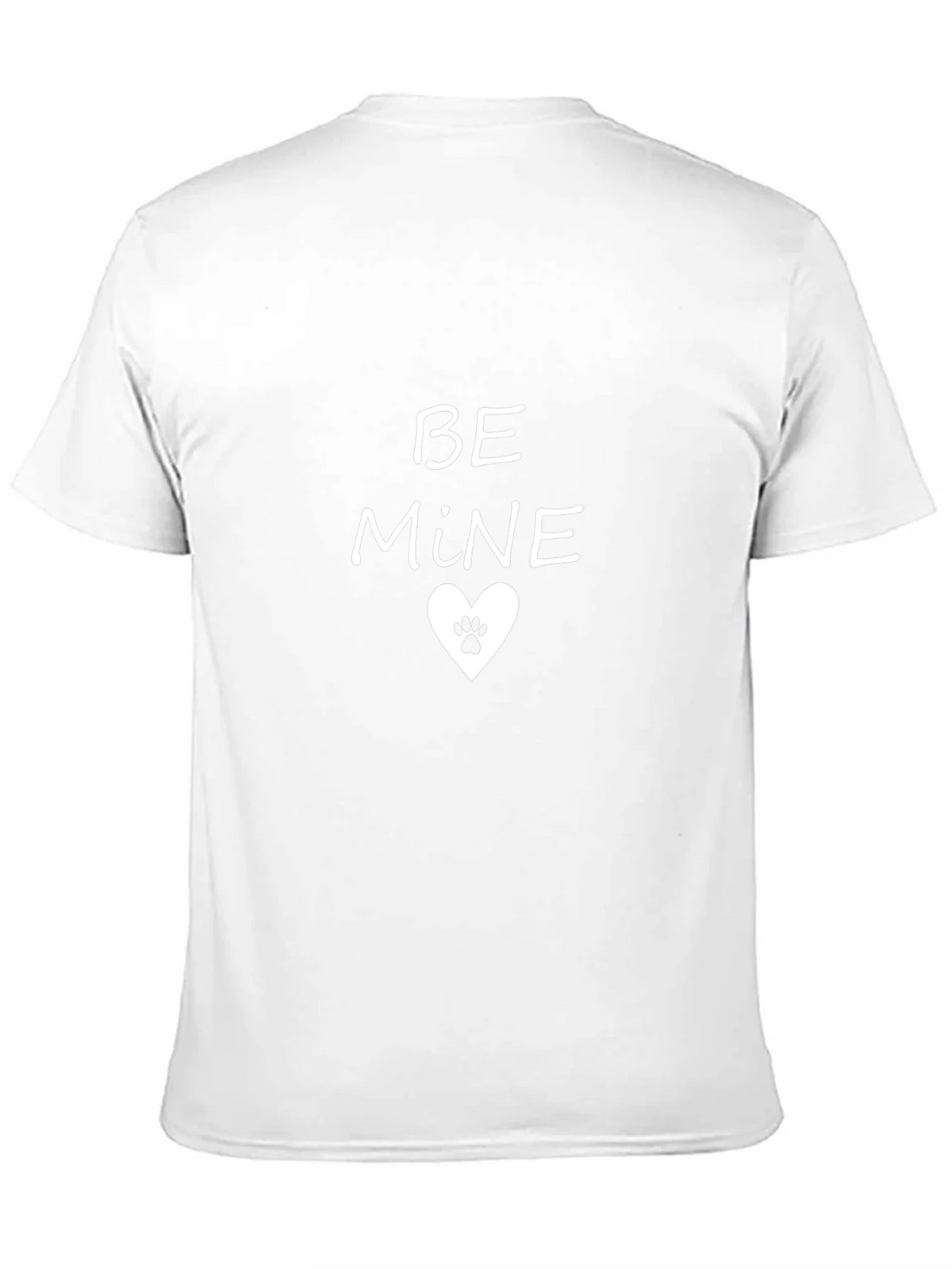 Be Mine Paw Print Heart Graphic Tee - Black product image 10
