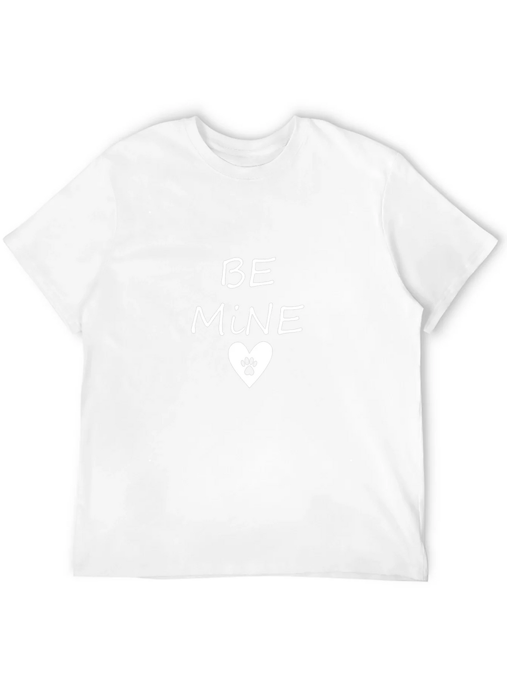 Be Mine Paw Print Heart Graphic Tee - Black product image 11