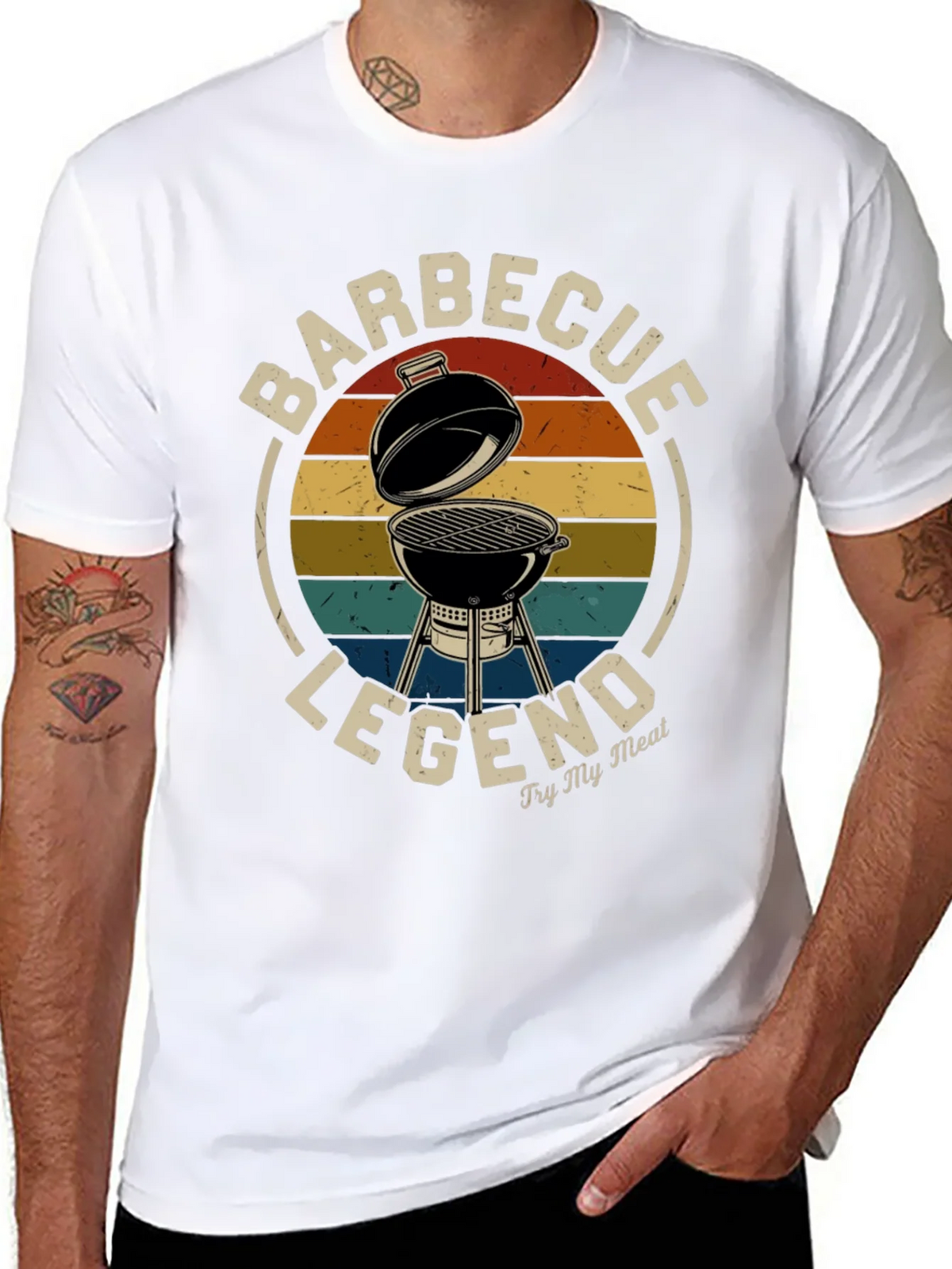 Barbecue Legend Graphic Tee - Grilling T-Shirt product image 5