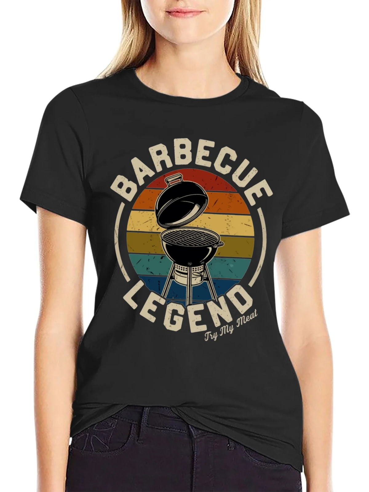 Barbecue Legend Graphic Tee - Grilling T-Shirt product image 1