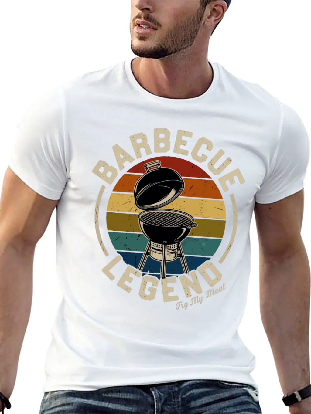 Barbecue Legend Graphic Tee - Grilling T-Shirt product image 9