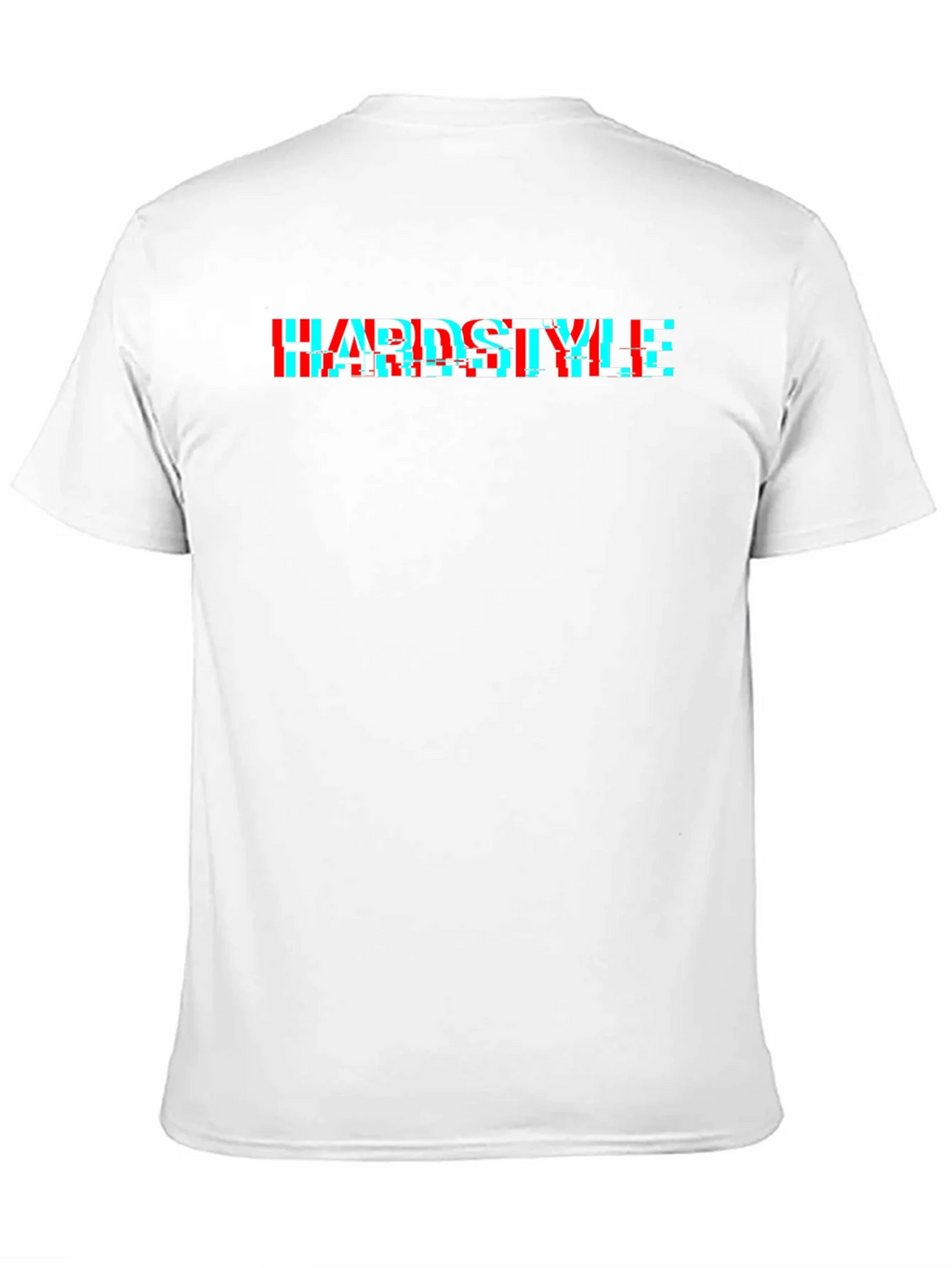 Hardstyle Glitch Effect Black T-Shirt product image 10