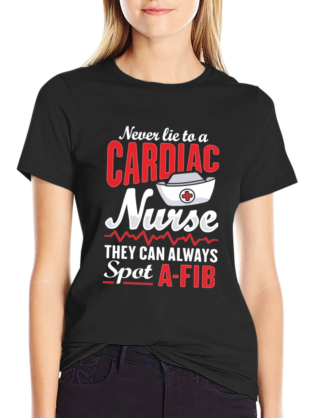 Cardiac Nurse T-Shirt - Spot A-Fib product image 2