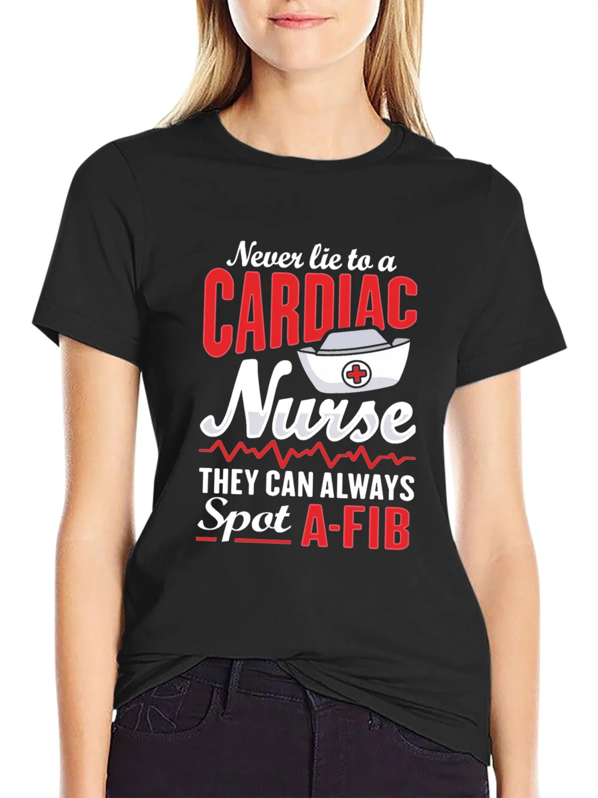 Cardiac Nurse T-Shirt - Spot A-Fib product image 2