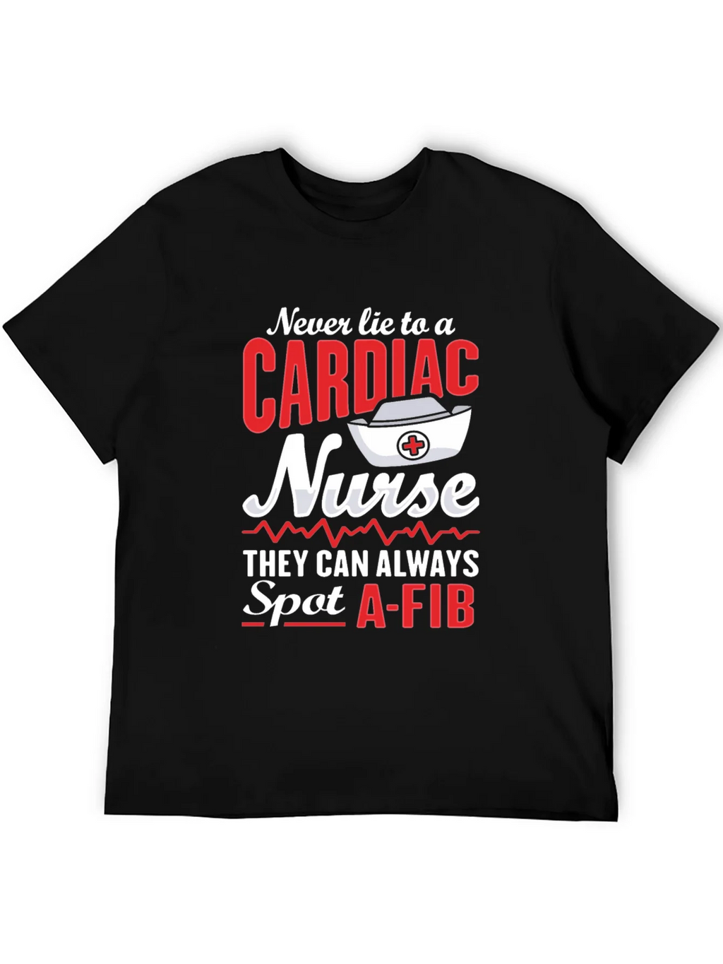Cardiac Nurse T-Shirt - Spot A-Fib product image 5