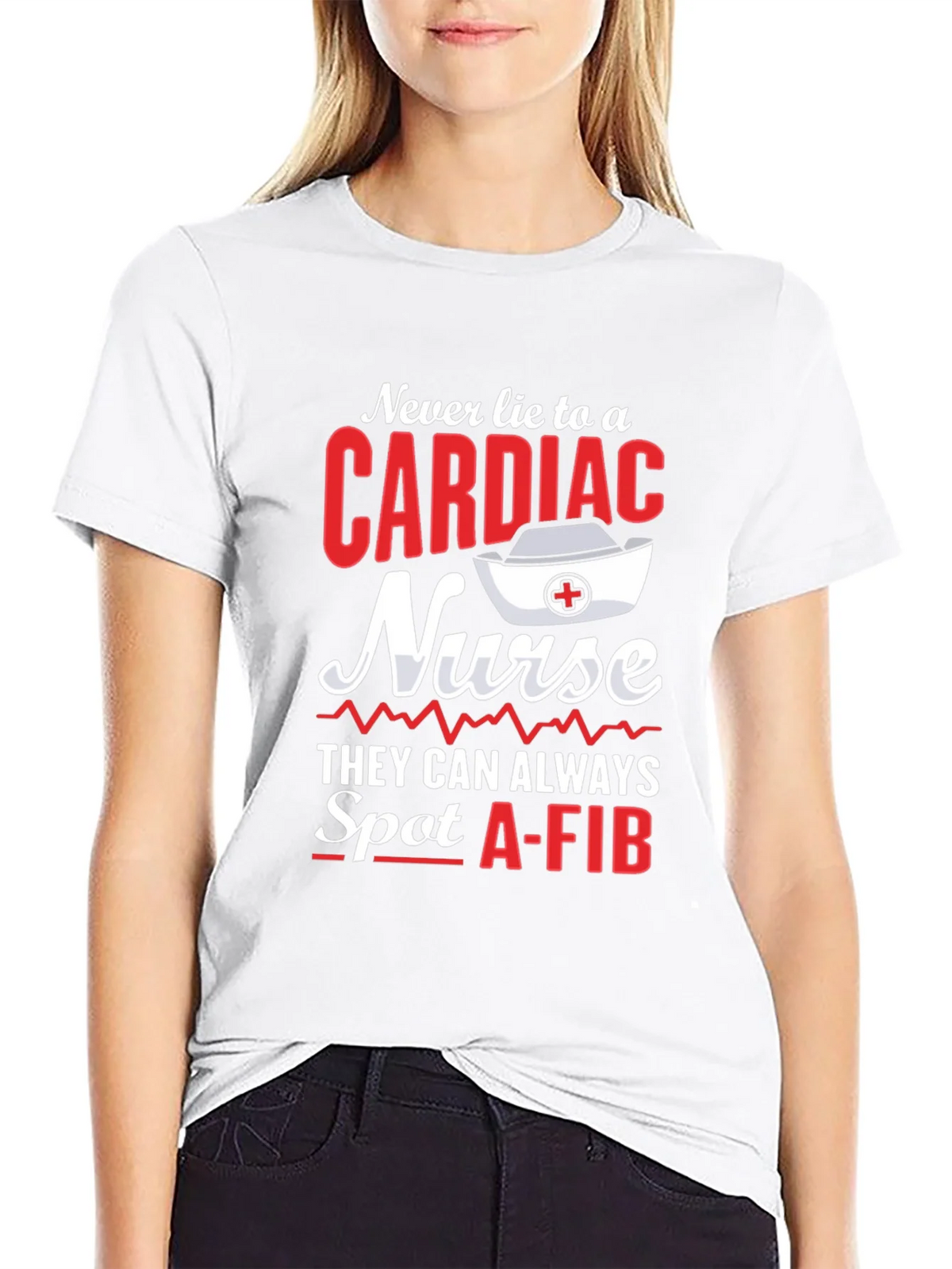 Cardiac Nurse T-Shirt - Spot A-Fib product image 8