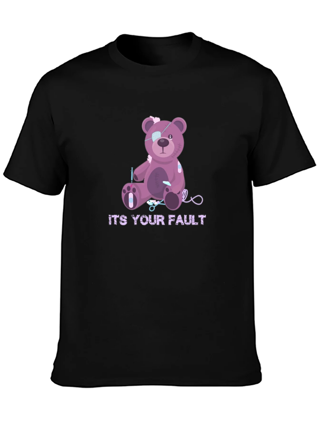 Its Your Fault Teddy Bear T-Shirt product image 3