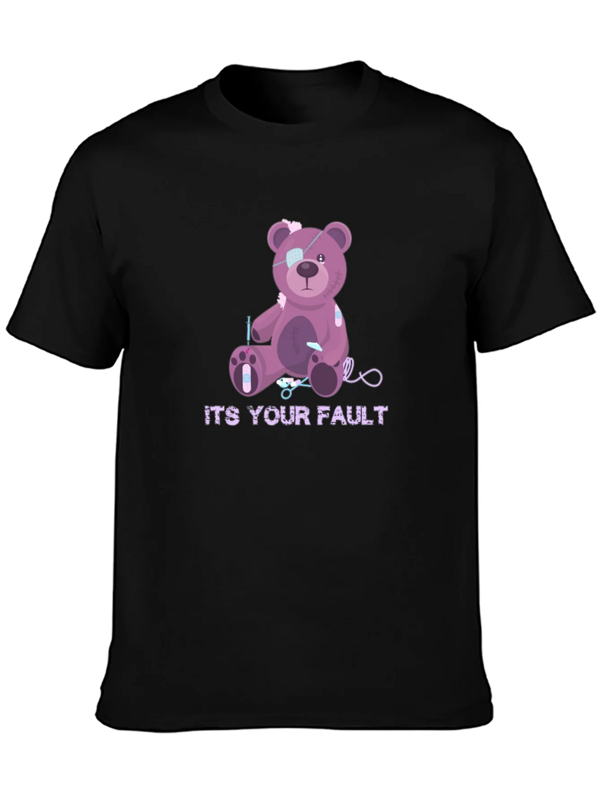 Its Your Fault Teddy Bear T-Shirt product image 3