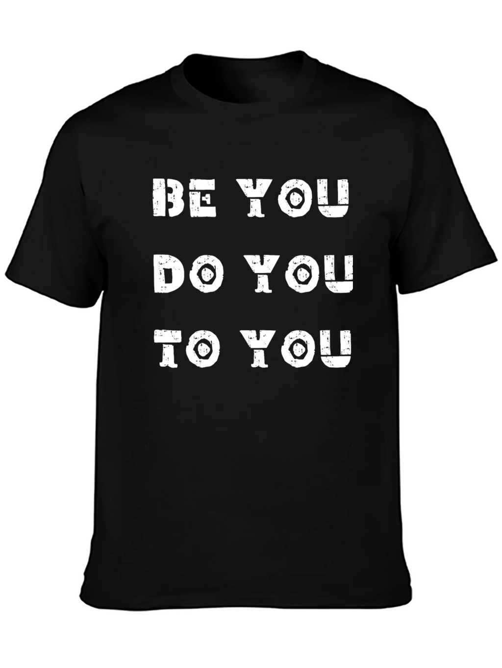 Be You Graphic Tee - Black Crew Neck T-Shirt product image 3