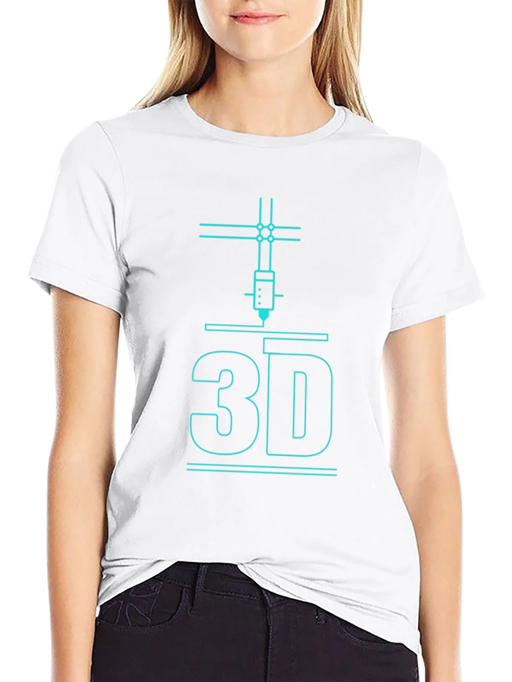 3D Printing T-Shirt - Black Graphic Tee for Tech Enthusiasts product image 6