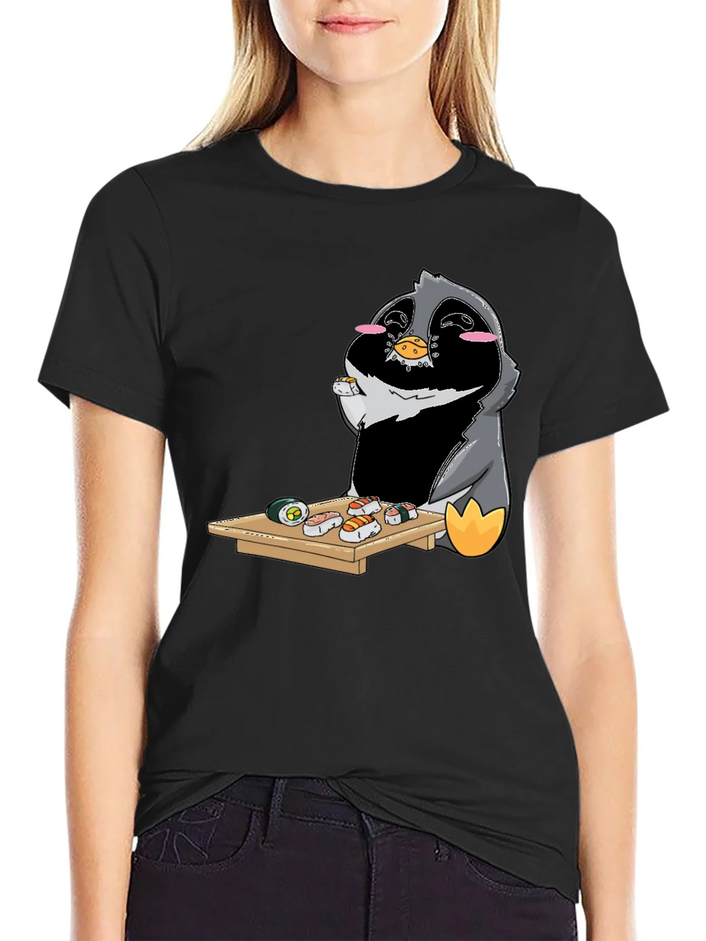Sushi Penguin Graphic Tee product image 2