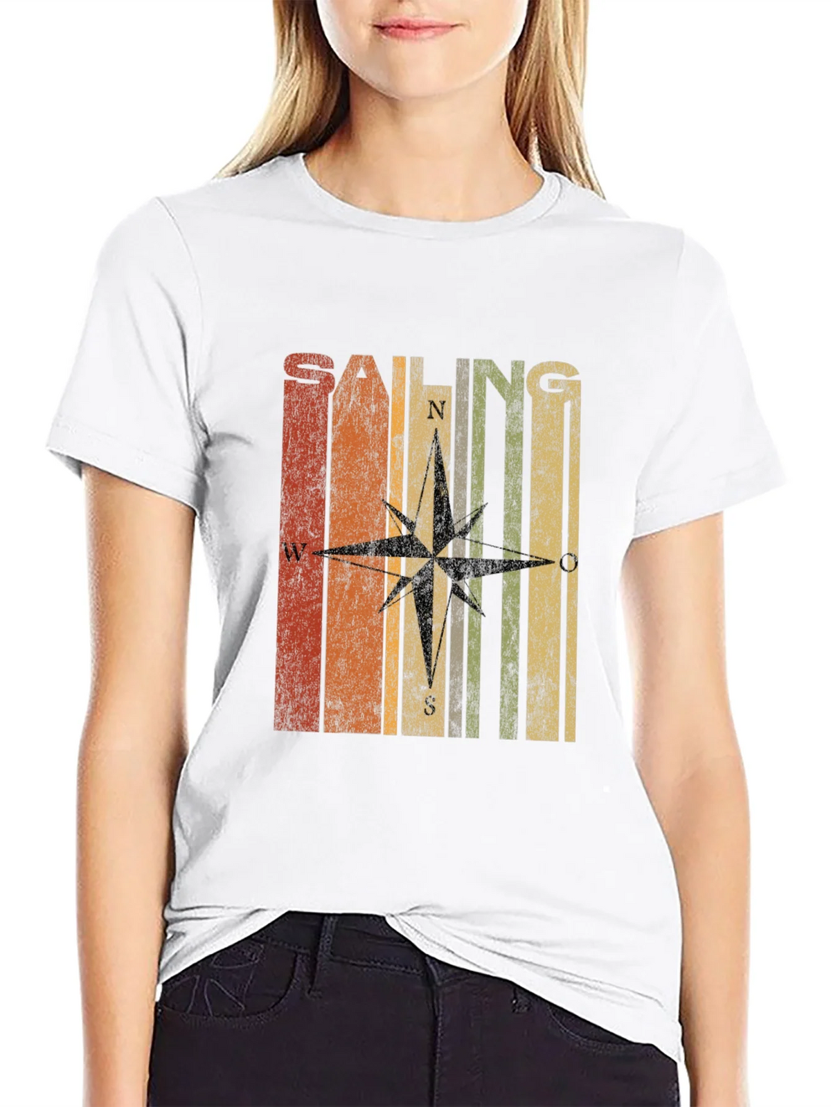 Retro Sailing Compass T-Shirt product image 8