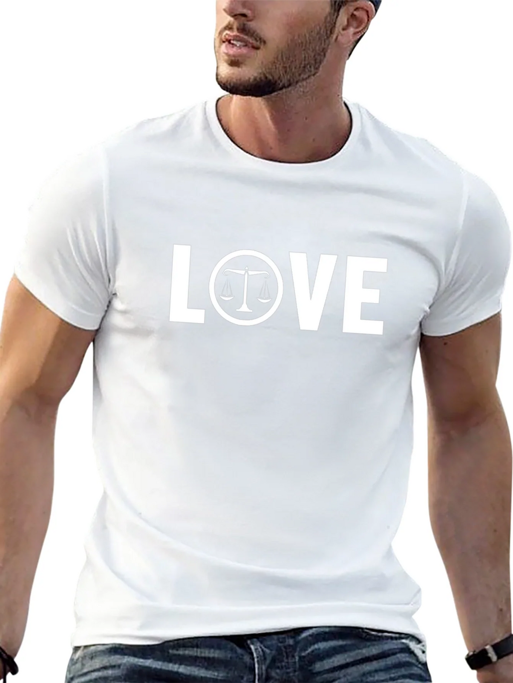 Lawyer LOVE T-Shirt - Scales of Justice Design product image 8