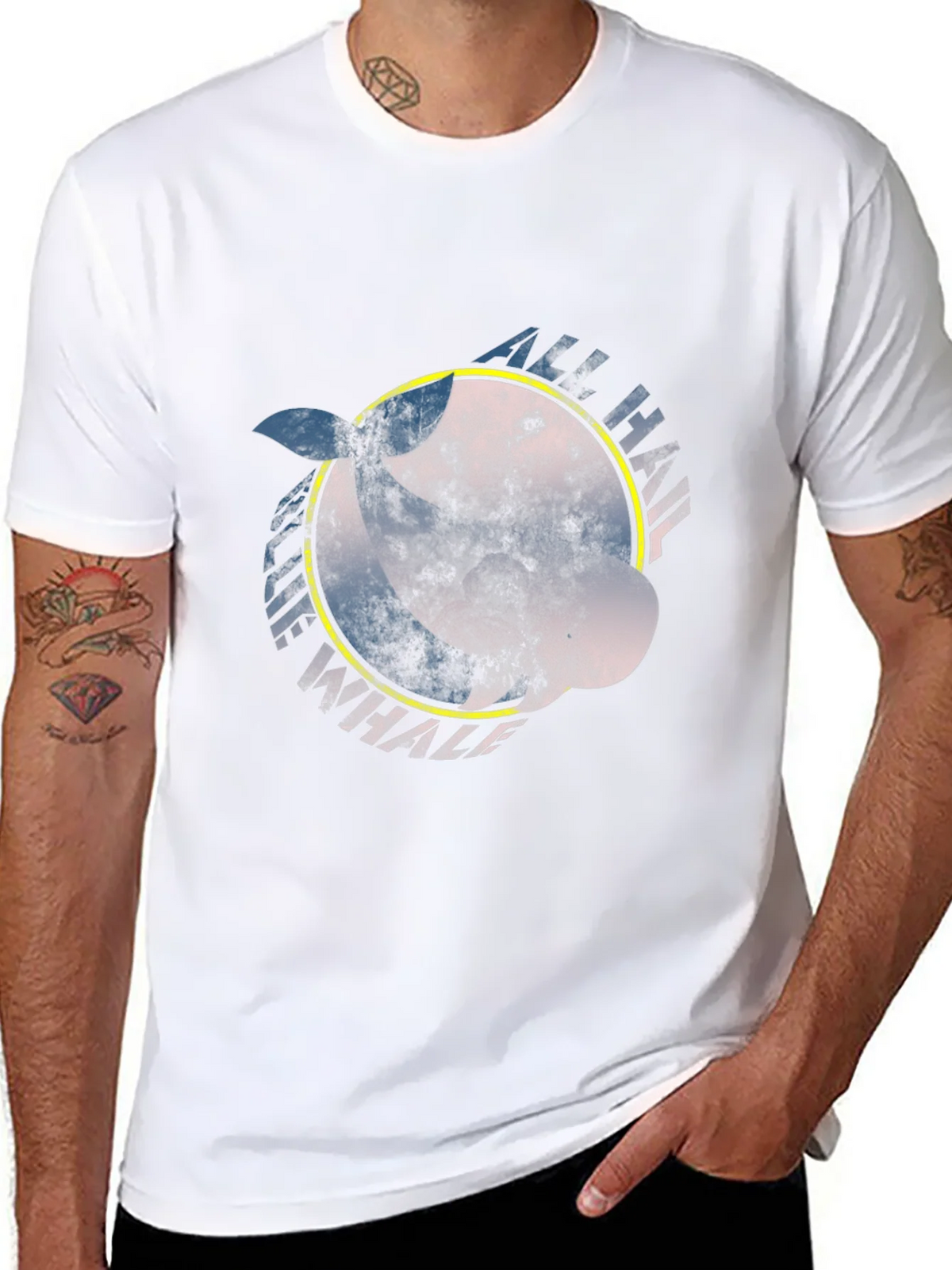 All Hail Whale Graphic Tee - Unique Design product image 5