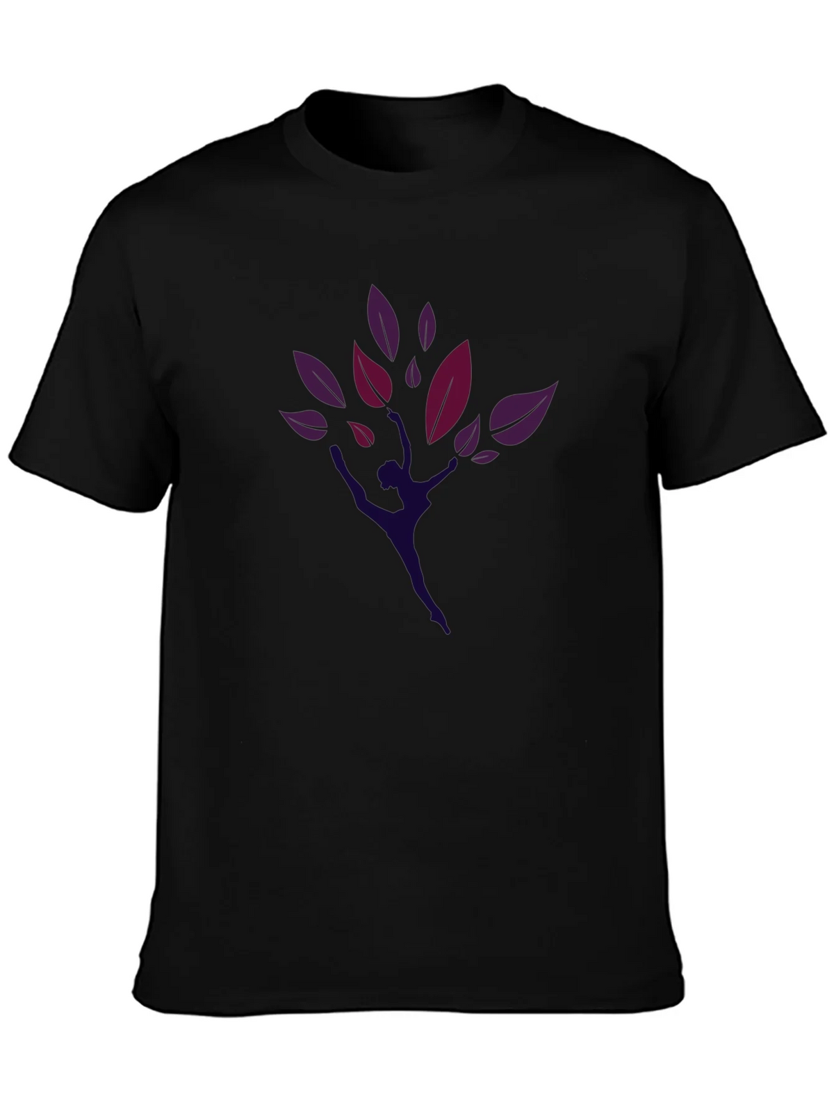 Dancer Tree Graphic Black T-Shirt product image 3