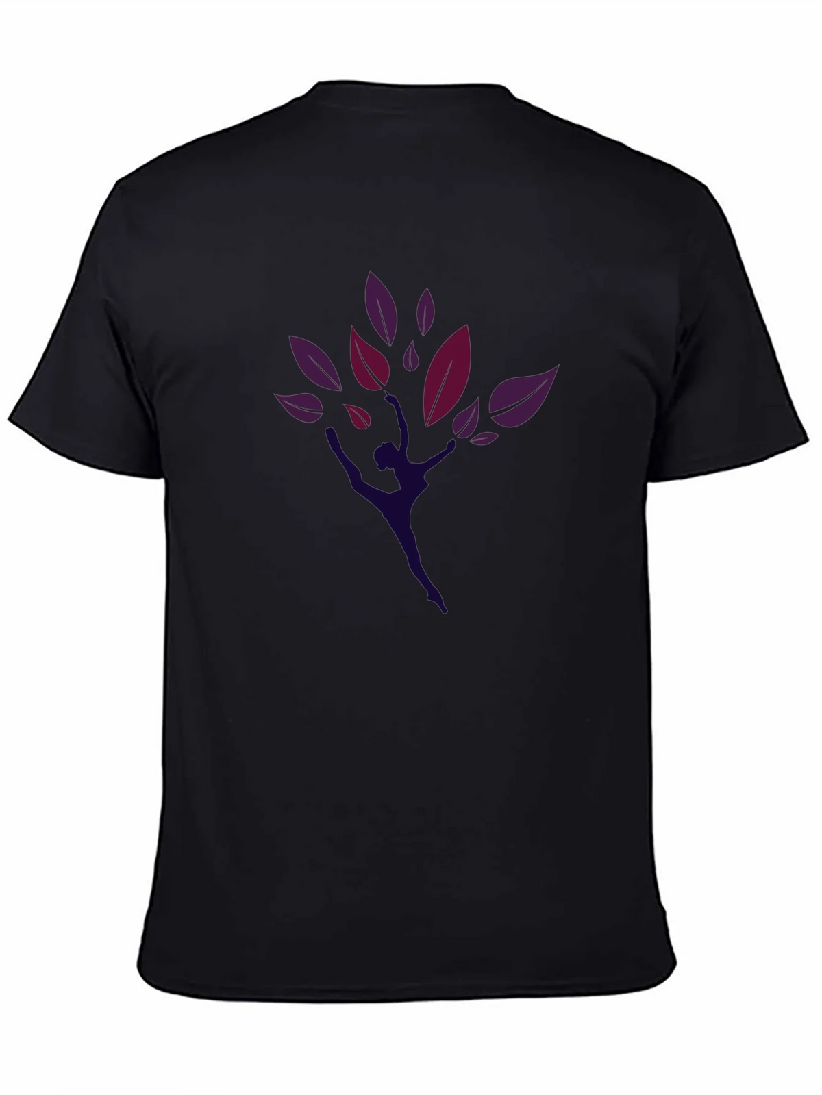Dancer Tree Graphic Black T-Shirt product image 4