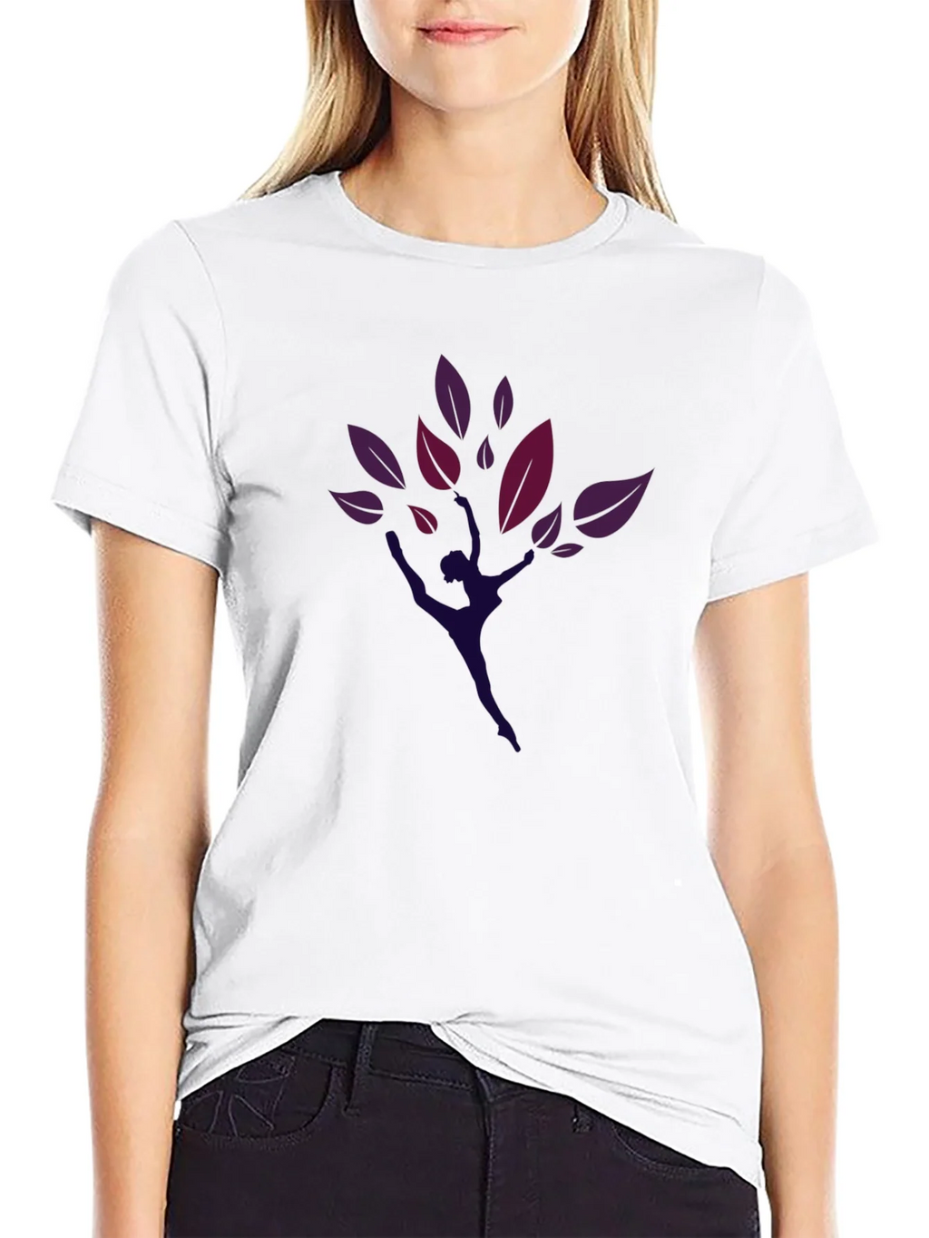 Dancer Tree Graphic Black T-Shirt product image 8
