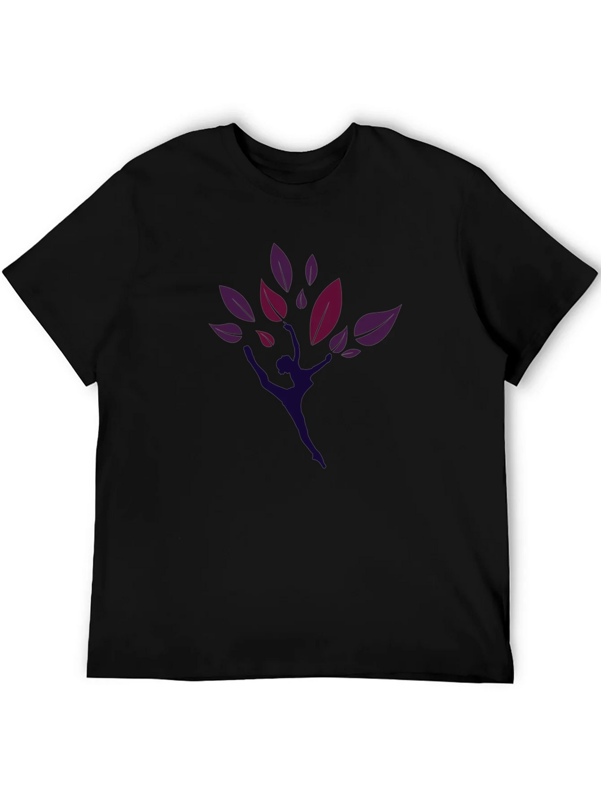 Dancer Tree Graphic Black T-Shirt product image 5