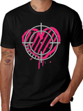 Heart Target Black T-Shirt - Unique Graphic Tee product image 1