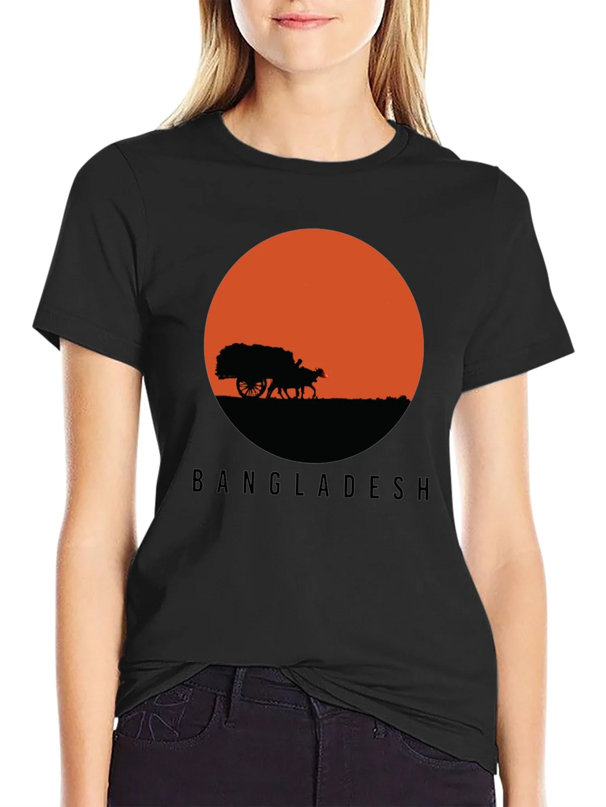 Bangladesh Sunset Graphic Tee product image 2