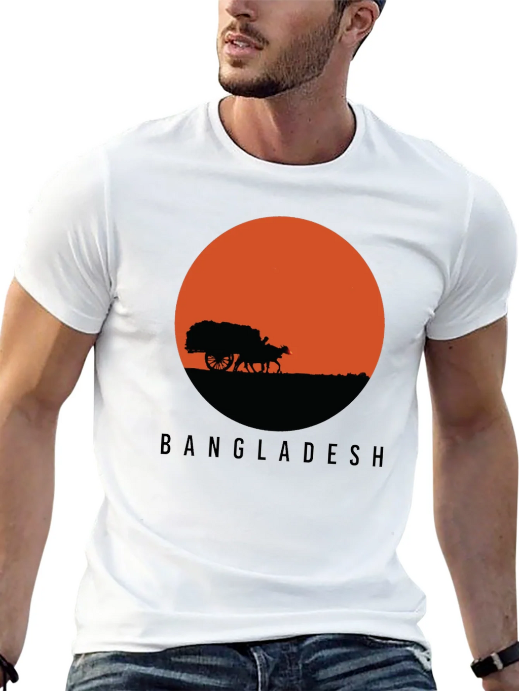 Bangladesh Sunset Graphic Tee product image 12