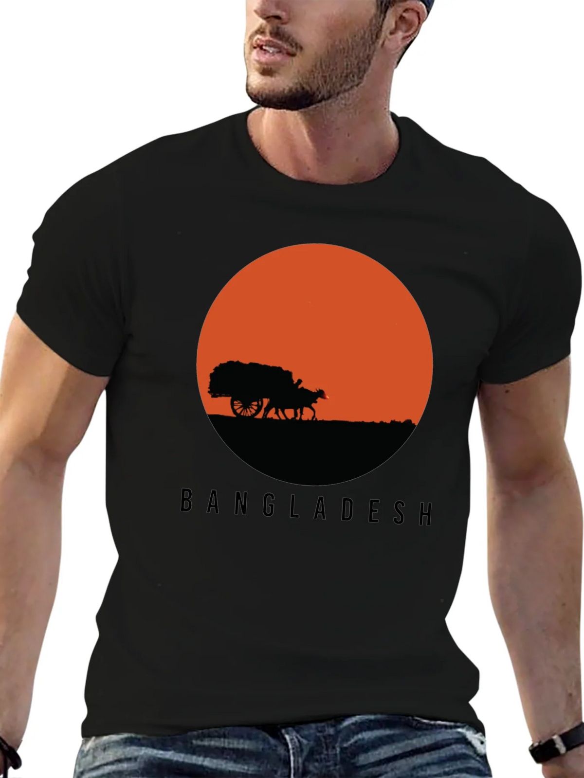 Bangladesh Sunset Graphic Tee product image 6