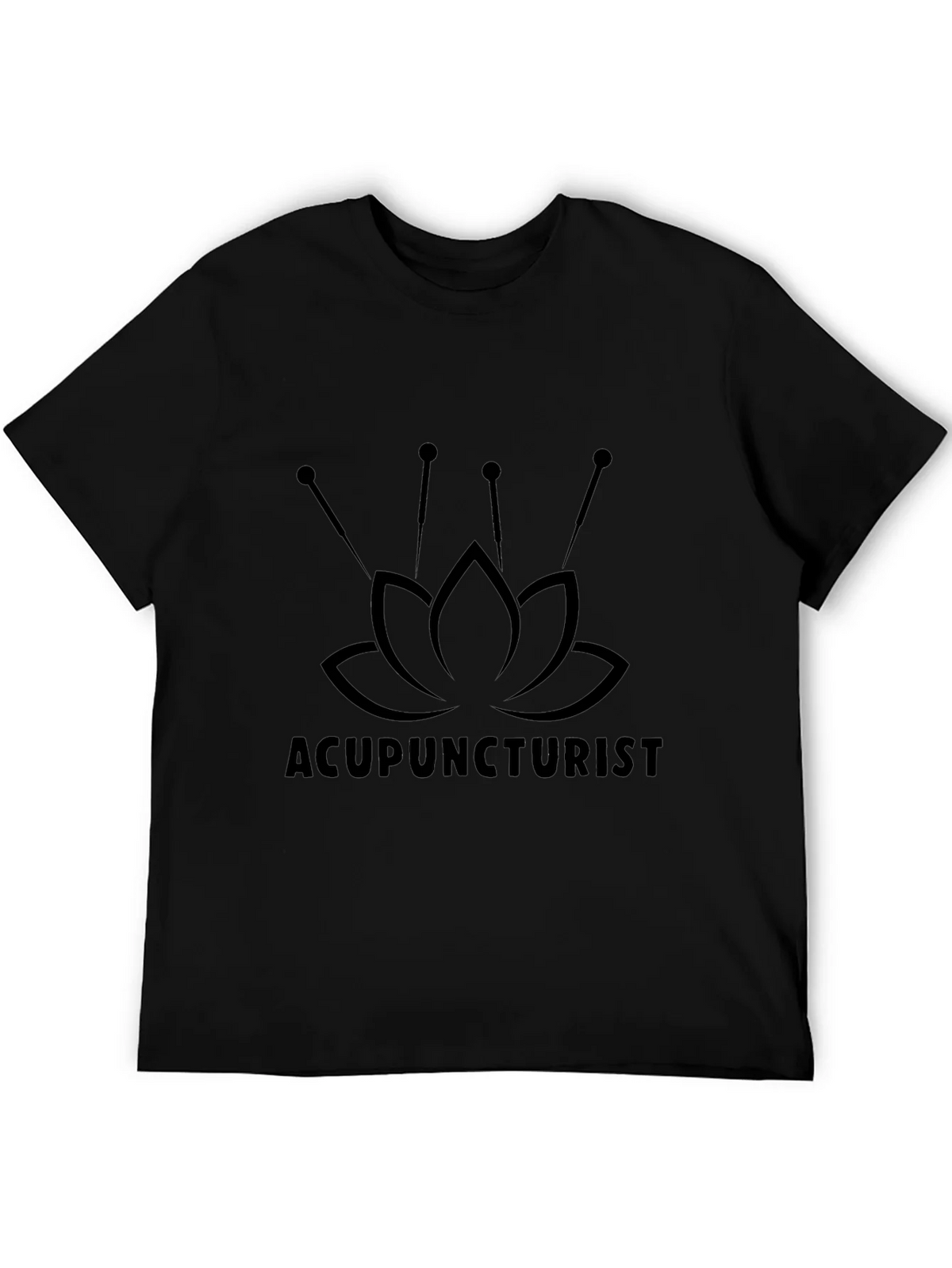 Acupuncturist Lotus Flower T-Shirt - Unisex product image 5