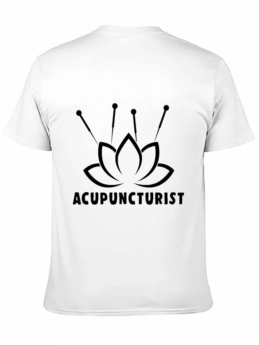 Acupuncturist Lotus Flower T-Shirt - Unisex product image 10